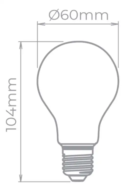 LÂMPADA LED BULBO  MILKY 7W 4000K STH20215/40 STELLA