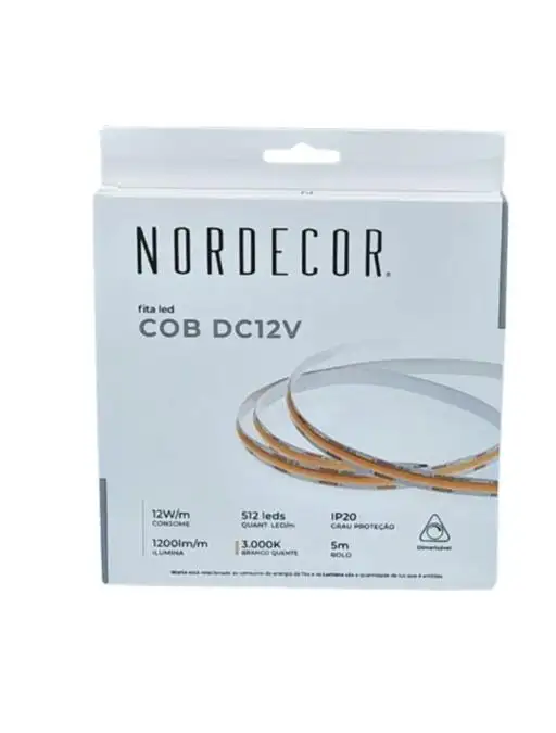 FITA DE LED COB DC12V 7198  4000K NORDECOR