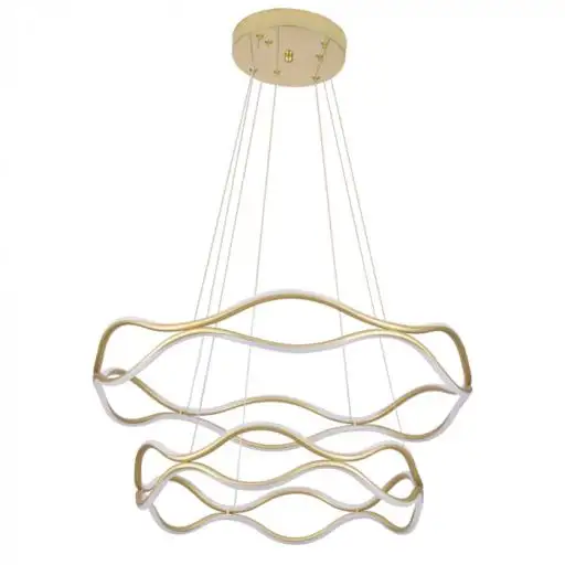 PENDENTE LED TAMIS 48/63CM 115W 3000K BRONZE NORDECOR 2376