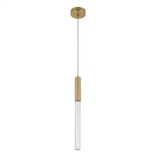  PENDENTE LED VANNA 3W 3000K DOURADO NORDECOR