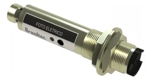 SENSOR FOTO ELET. DIFUSO NAO FACEADO PNP 6-36VCC BRASILTEC