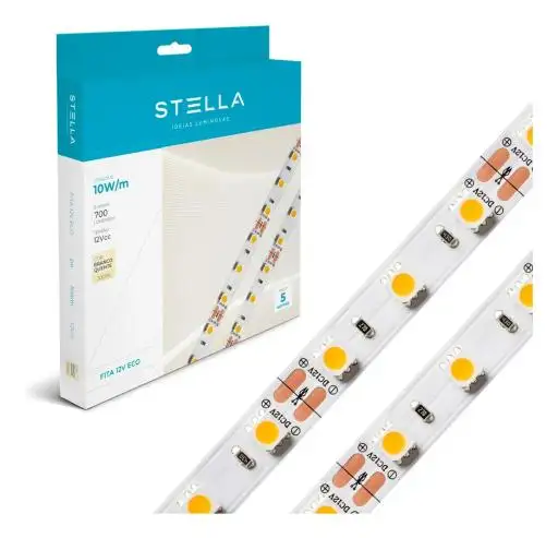 FITA DE LED 12V ECO 10W/M IP20 3000K 5M STELLA STH7814/30