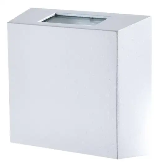 ARANDELA SLIM QUADRADA 1XG9 2 FACHOS BRANCO PLASLUMI