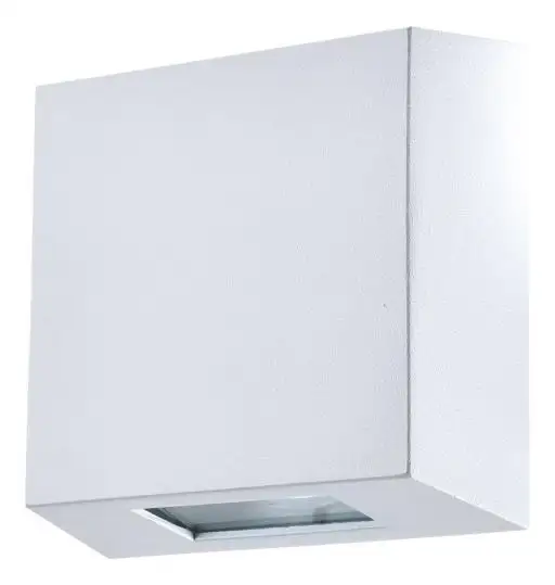 ARANDELA SLIM QUADRADA 1XG9 2 FACHOS BRANCO PLASLUMI