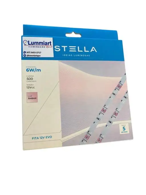 FITA DE LED 12V EVO 6W/M IP20 2400K 5M STELLA STH7800/24