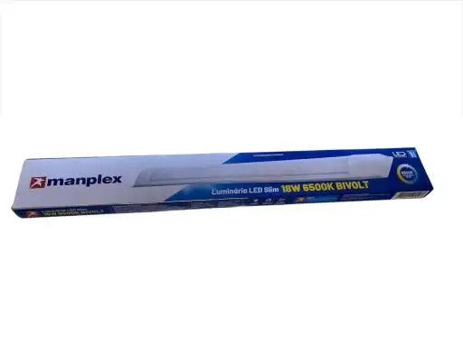 LUMINARIA LED SLIM DE SOBREPOR 18W 6500K MANPLEX