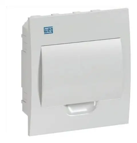 QUADRO DE DISTRIBUICAO EMBUTIR QDW02 8 DISJUNTOR WEG 1137751