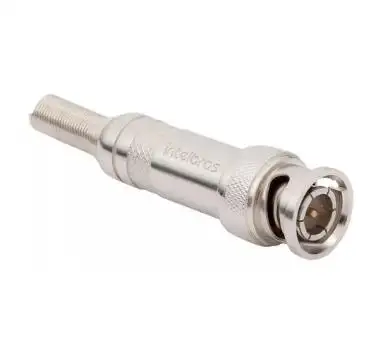 CONECTOR BNC MACHO COM MOLA CONEX 1000 INTELBRAS