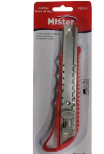 ESTILETE CORPO PLASTICO 18MM