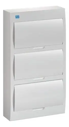 QUADRO DE DISTRIBUICAO SOBREPOR QDW02 36 DISJUNTORES WEG