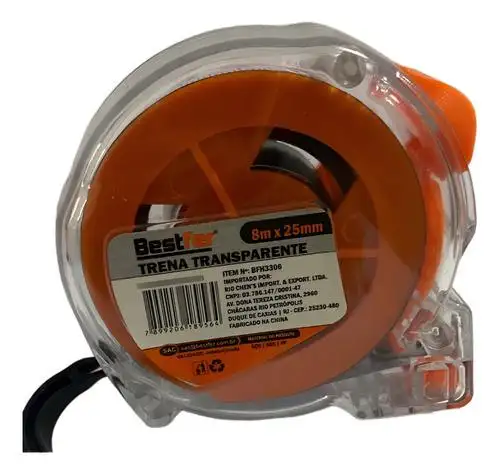  TRENA TRANSPARENTE 8M X 25MM BESTFER