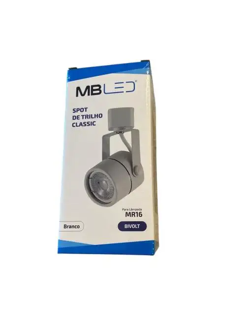 SPOT PARA TRILHO CLASSIC MR16 BRANCO NORDECOR 6034