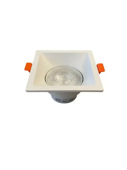 SPOT LED RECUADO EMBUTIR QUADRADO 6W 3000K BRANCO BLUMENAU