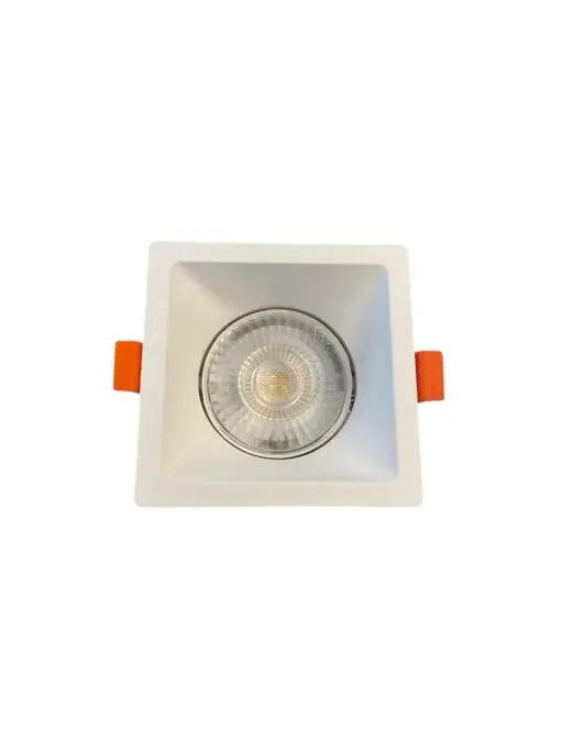 SPOT LED RECUADO EMBUTIR QUADRADO 6W 3000K BRANCO BLUMENAU