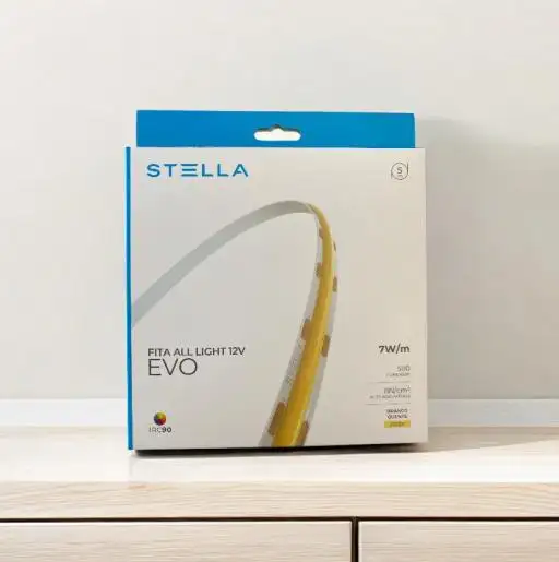 FITA DE LED 12V ALL LIGHT EVO 7W/M 3000K 5M STELLA STL24804