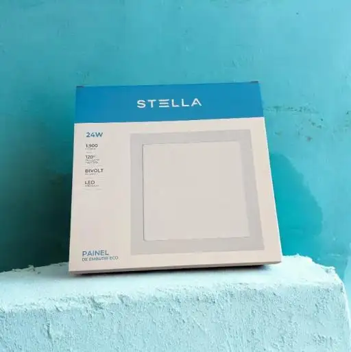 PAINEL LED EMBUTIR ECO 24W 4000K QUADRADO STELLA STH9954Q/40