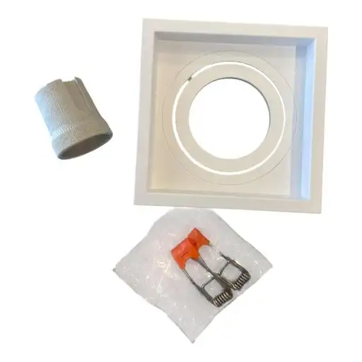 SPOT LOYO QUADRADO EMBUTIR PAR20 BRANCO NORDECOR 6826