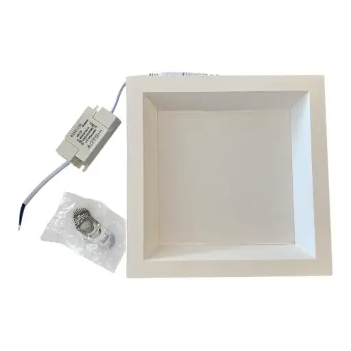 PAINEL LED KAIS QUADRADO EMBUTIR 12W 3000K BRANCO NORDECOR