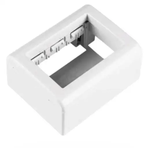 CAIXA + TAMPO LIZFLEZ 3 POSTOS BRANCA TRAMONTINA