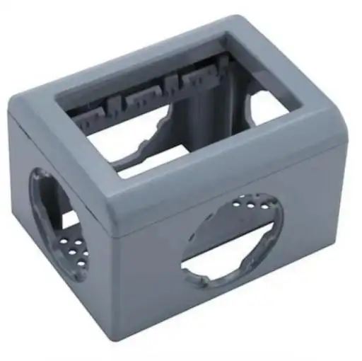 CAIXA X P/ ELETRODUTOS E CANALETAS LIZFLEX CINZA TRAMONTINA